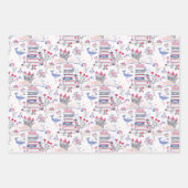 Das Set der verzauberten Märchenbücher von drei Geschenkpapier Set (Vorderseite 3)