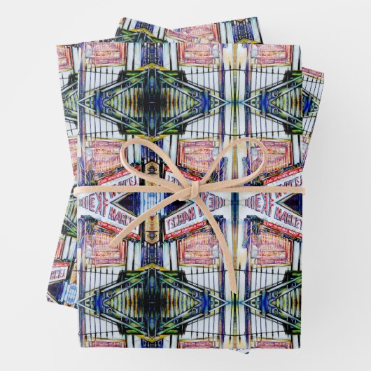 Das Set des Packpapiers für das East Village Geschenkpapier Set (Beispiel)