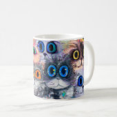 Das Set des portraitsabstrakten Hintergrundes von  Kaffeetasse (VorderseiteRechts)