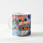 Das Set des portraitsabstrakten Hintergrundes von  Kaffeetasse (Vorderseite Links)