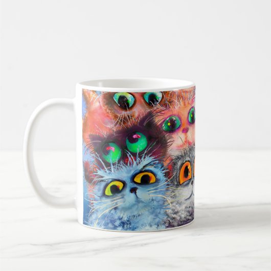 Das Set des portraitsabstrakten Hintergrundes von  Kaffeetasse (Links)
