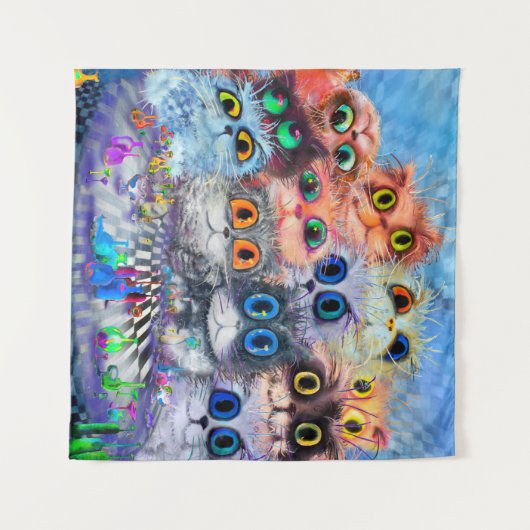 Das Set des portraitsabstrakten Hintergrundes von Wandteppich (Vorderseite (Horizontal))