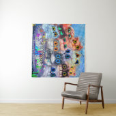 Das Set des portraitsabstrakten Hintergrundes von  Wandteppich (Beispiel (Horizontal))