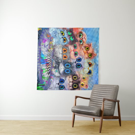 Das Set des portraitsabstrakten Hintergrundes von Wandteppich (Beispiel (Horizontal))