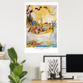 Das Set für Kinder segelt mit Musik - Willy Pogani Poster (Heimbüro)