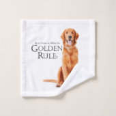 Das Set "Golden Rules Bath Towel" (Waschlappen)
