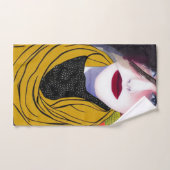 Das Set im Scarf-Badezimmer (Handtuch)