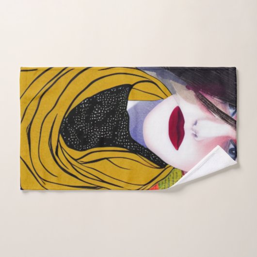 Das Set im Scarf-Badezimmer (Handtuch)