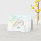 Das Set "Meer" gelassen, die Karte ist gratis (Gelbe Blume)