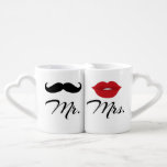 Das Set "Tasse" von Frau Lovers Liebestassen<br><div class="desc">Tasse Set von Mr. Machen Sie Ihren morgendlichen Kaffee ein wenig interessanter mit diesen Herrn. und Mrs. Tasse.</div>