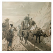 Das Sevang oder der Cockcha See, Transcaucasia, Fliese (Vorderseite)