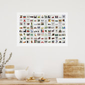 Das Shaker-Poster Poster (Küche)