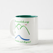 Das Shannondale entspringt Tasse (Vorderseite Links)