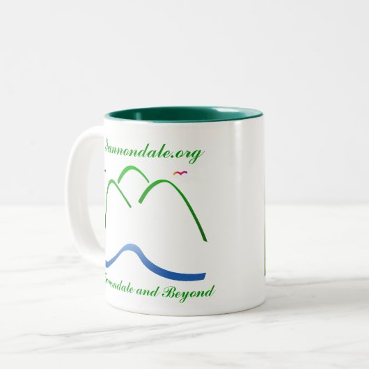 Das Shannondale entspringt Tasse (Vorderseite Links)