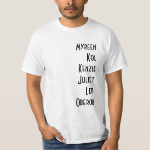 Das Shifter Academy-Cast-T-Shirt T-Shirt