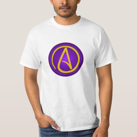 Das Shirt der atheistischen Logo-Männer (Vorderseite)