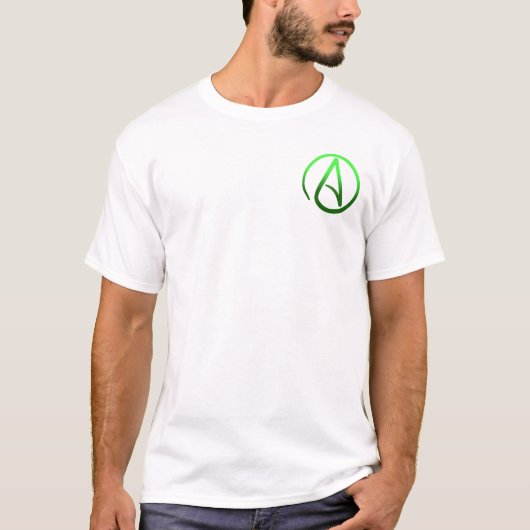 Das Shirt der atheistischen Symbol-Männer (Vorderseite)