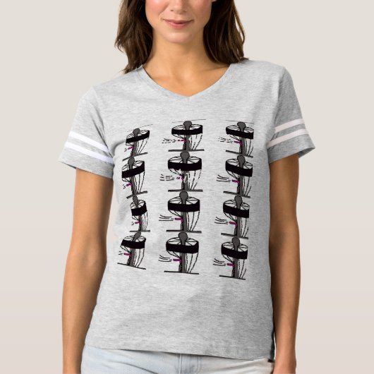 Das Shirt der Disk Golf Chick Ladys (Vorderseite)