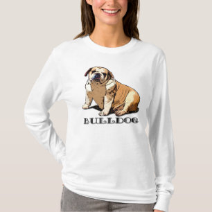 Das Shirt der englischen Bulldoggenfrau