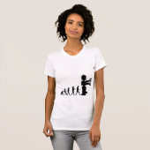Das Shirt der Frau der Roboter-Evolutions-2a (Vorne ganz)