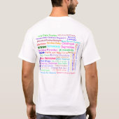 Das Shirt der grünen Band-Bewusstseins-Männer (Rückseite)