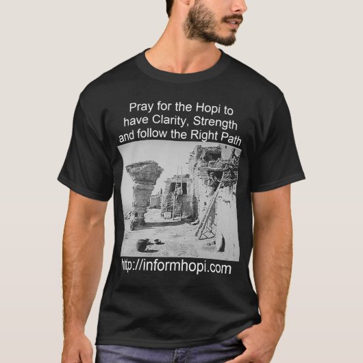 Das Shirt der Hopistützmänner (Vorderseite)