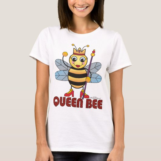 Das Shirt der Königin-Bienen-Frau (Vorderseite)