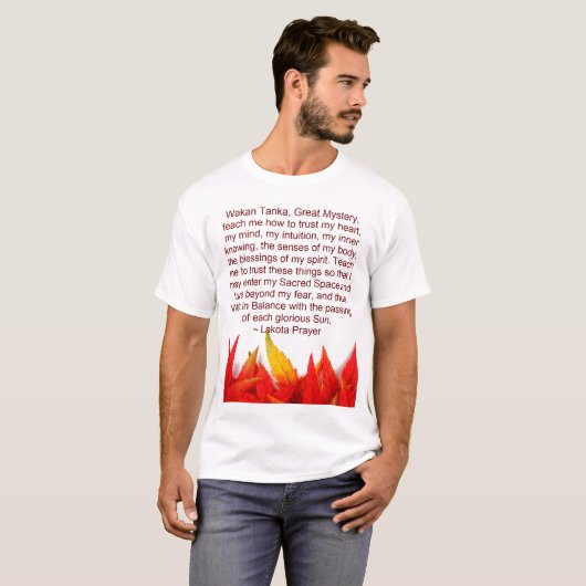 das Shirt der lakota Gebets-Männer (Vorne ganz)