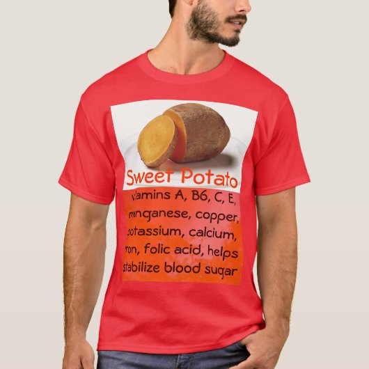 das Shirt der Männer der süßen Kartoffel (Vorderseite)