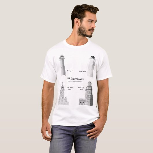 Das Shirt der New-Jersey Leuchtturm-Männer (Vorne ganz)