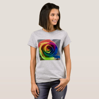 Das Shirt der Regenbogen-Rosen-Frauen