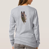 Das Shirt der Schäferhund-Frauen (Rückseite)