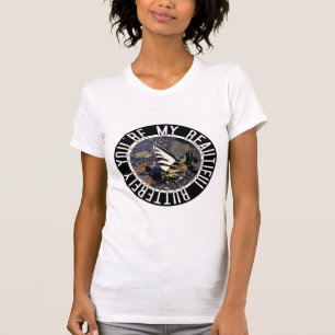Das Shirt der schönen Schmetterlings-Frauen