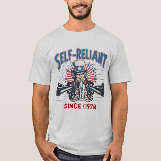 Das Shirt der selbstständigen Onkel Sam Gun Rights (Vorderseite)