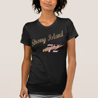 Das Shirt der starke Insel-beige/rosa Frauen