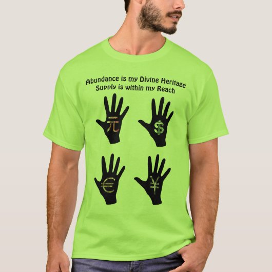 Das Shirt der Überflussmänner (Vorderseite)