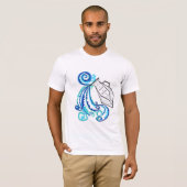 Das Shirt der Wassermann-Tierkreis-Zeichen-Männer (Vorne ganz)