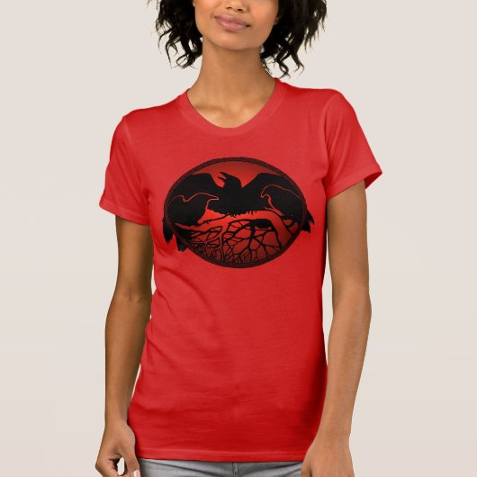 Das Shirt der weiblichen Raven Shirt Native Raven  (Vorderseite)