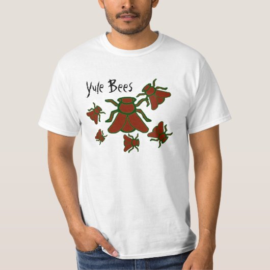 Das Shirt der Weihnachten-Bienen-Männer (Vorderseite)