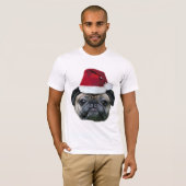 Das Shirt der WeihnachtsMopshundemänner (Vorne ganz)