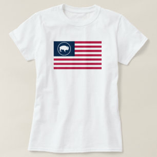 Das Shirt der weißen Büffel-amerikanische