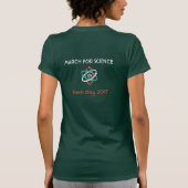 Das Shirt der Wissenschafts-Märzgrünökologe-Frauen (Rückseite)