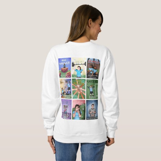 Das Shirt der Wölfe (Schwarz voll)