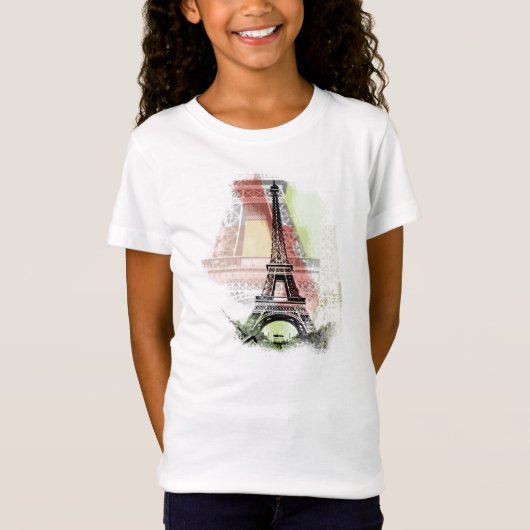 Das Shirt des Eiffel-Turm-Kindes (Vorderseite)