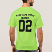 Das Shirt des Kennzeichens (Rückseite)