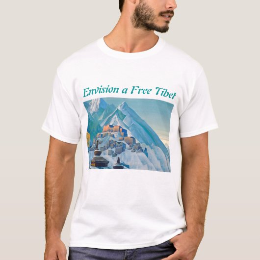 Das Shirt freier Tibet-Männer (Vorderseite)