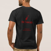 Das Shirt-hochrotes Logo der Männer - Emblem-Recht T-Shirt (Rückseite)