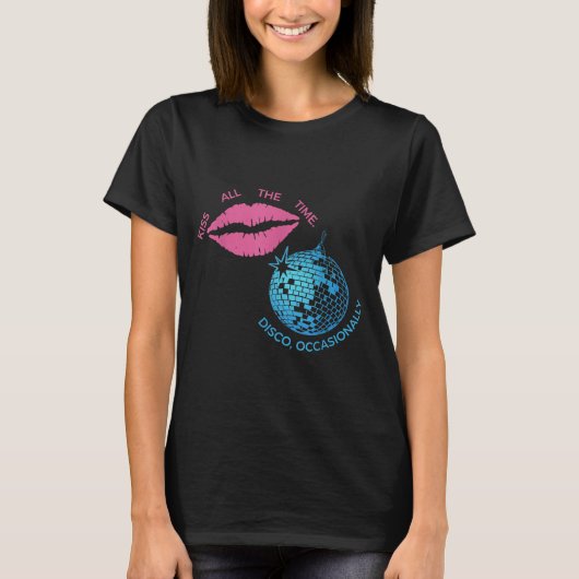 Das Shirt Kuss All Time Disco Gelegentlich (Vorderseite)