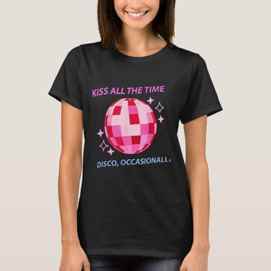 Das Shirt Kuss All Time Disco Gelegentlich (Vorderseite)
