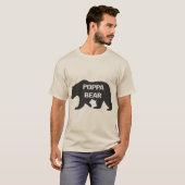 Das Shirt "Pappa-Bärn-" der neuen Vater-Männer (Vorne ganz)